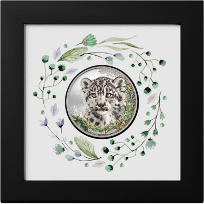 Leopardo delle nevi (2026) - Moneta da collezione d'argento da 1 Oz.