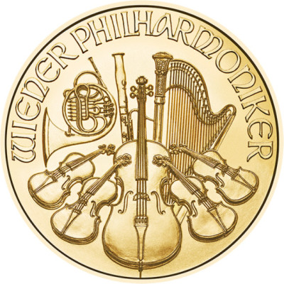 Wiener Philharmoniker (EUR anni precedenti) - 1 Oz - moneta d'oro da investimento