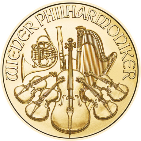 Wiener Philharmoniker (EUR anni precedenti) - 1 Oz - moneta d'oro da investimento