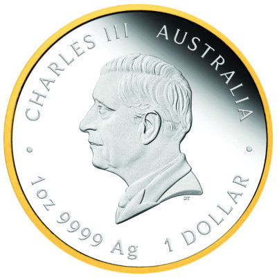 Prima corsa all'oro in Australia - Moneta da collezione d'argento da 1 Oz.