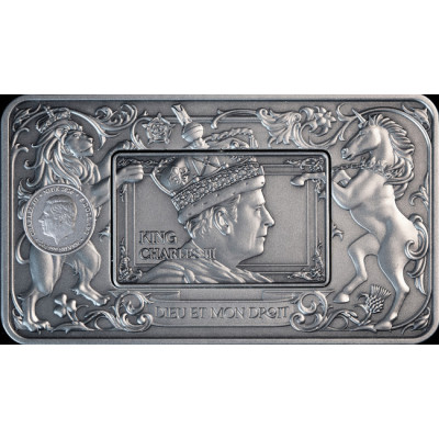 Ritratti Reali - Moneta d'argento da collezione da 2 Oz.