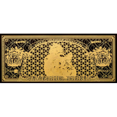 Babbo Natale Aurum - Biglietto d'oro 24k