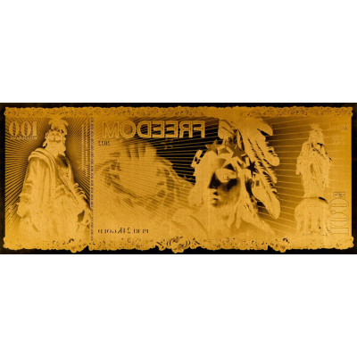 Freedom Aurum - Biglietto d'oro 24k (100 mg)