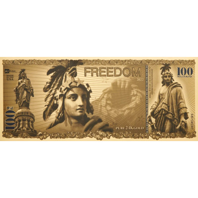 Freedom Aurum - Biglietto d'oro 24k (100 mg)