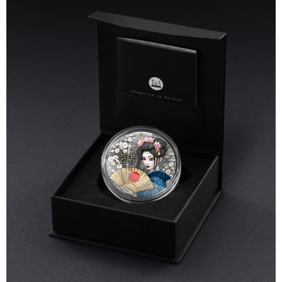 Geisha - Moneta da collezione d'argento da 2 Oz.