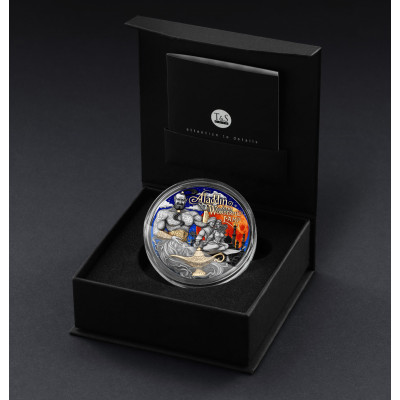 Aladino e la lampada magica - Moneta da collezione d'argento da 2 Oz.