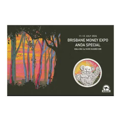 Koala Brisbane Expo (2026) - 1 Oz - moneta da collezione in argento