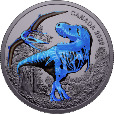 T-Rex (2026)  - 1 Oz - moneta da collezione in argento