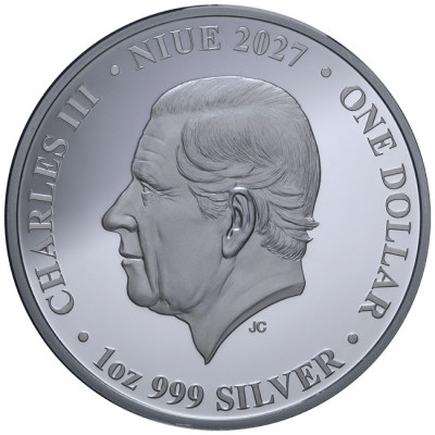 Lunar Goat (2027) - 1 Oz - moneta da collezione in argento proof