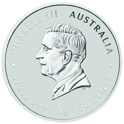 Lunar Goat (2027) - 1/2 Oz - moneta d'argento da investimento