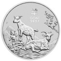 Lunar Goat (2027) - 1 Oz - moneta d'argento da investimento