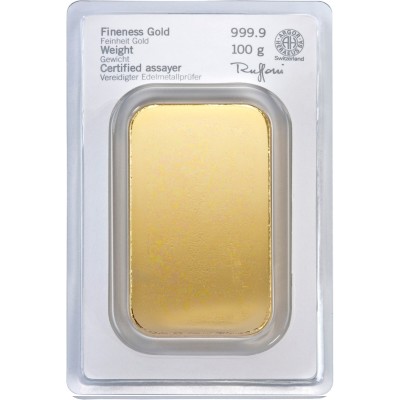 Heraeus 100g - Investiční zlatý slitek