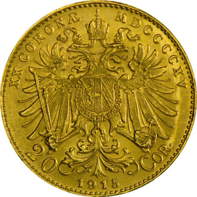 Austria 20 corone - Ristampa in oro - moneta d'oro da investimento