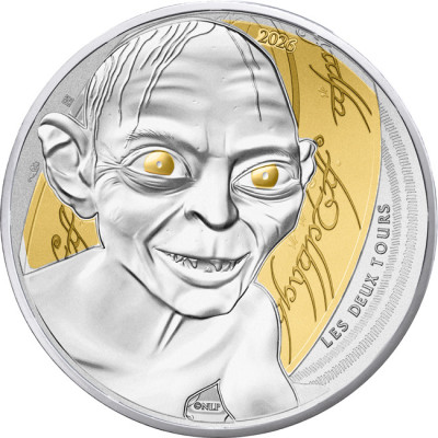 Il Signore degli Anelli - Gollum - (2026) - moneta da collezione colorata in argento