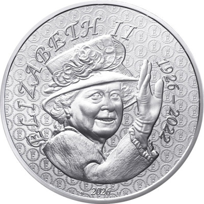 Regina Elisabetta II (2026) - moneta da collezione in argento