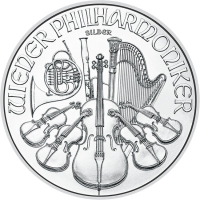 Orchestra Filarmonica di Vienna (varie annate) - 1 Oz - moneta d'argento da investimento