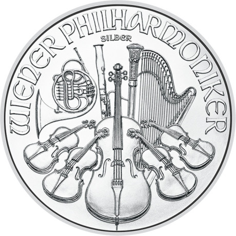Orchestra Filarmonica di Vienna (varie annate) - 1 Oz - moneta d'argento da investimento