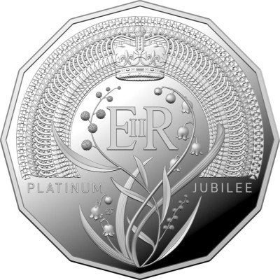 Giubileo di platino di Sua Maestà la Regina Elisabetta II (2022) - 18,24 g - moneta da collezione in argento