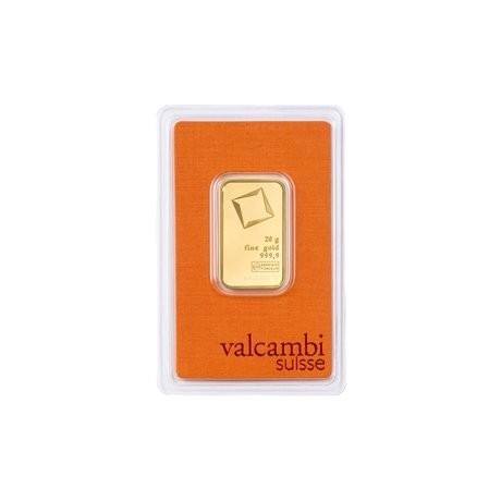 Valcambi 20 g - Investiční zlatý slitek