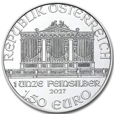 Orchestra Filarmonica di Vienna (2027) - 1 Oz - moneta d'argento da investimento