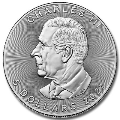 Maple Leaf (2027) - 1 Oz - moneta d'argento da investimento