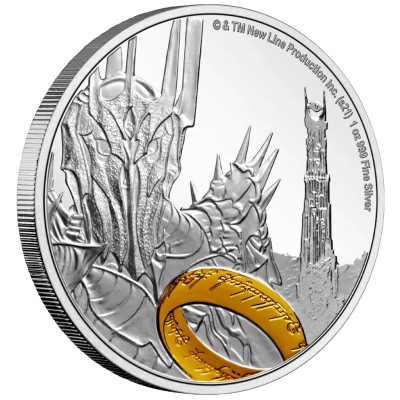 The Lord of the Rings - (serie 2021) - 7 once - monete da collezione in argento