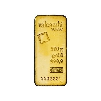Valcambi 500 g - Investiční zlatý slitek