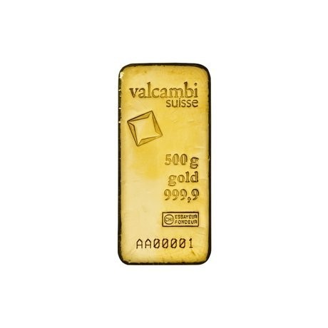 Valcambi 500 g - Investiční zlatý slitek