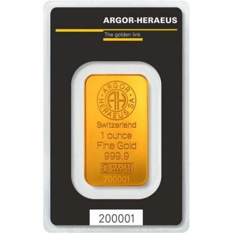 Argor-Heraeus 31,1g Investiční zlatý slitek